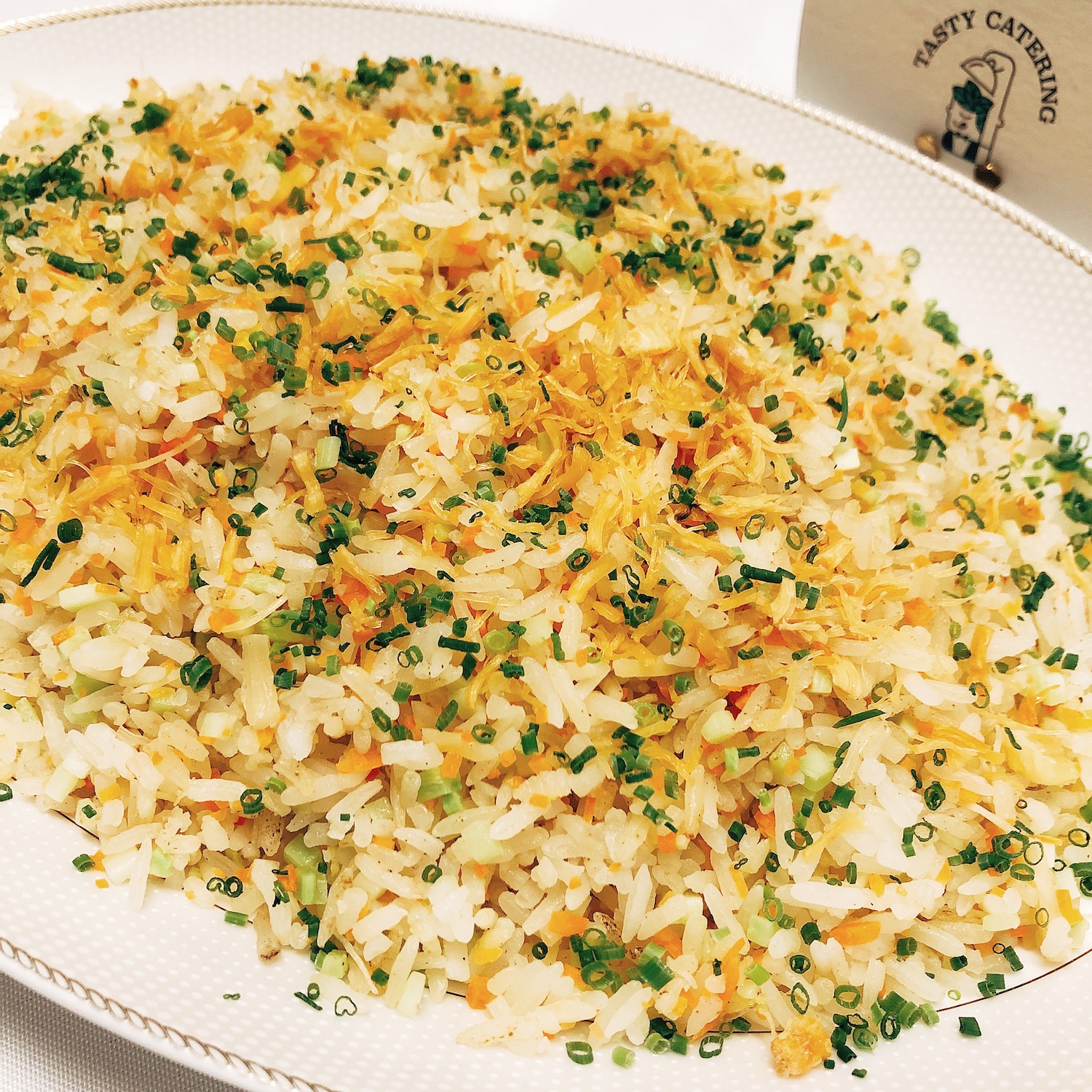 Conpoy and Egg White Fried Rice