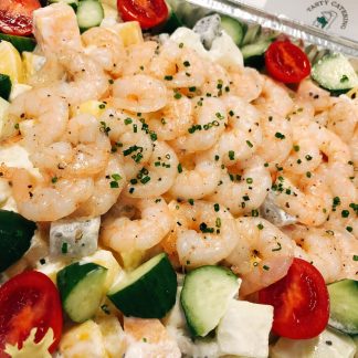 Assorted Fresh Fruit Salad with Shrimps