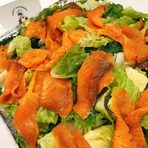 Caesar Salad with Smoked Salmon
