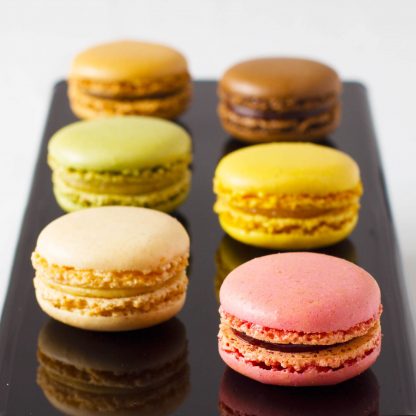 Mini Rainbow Macarons