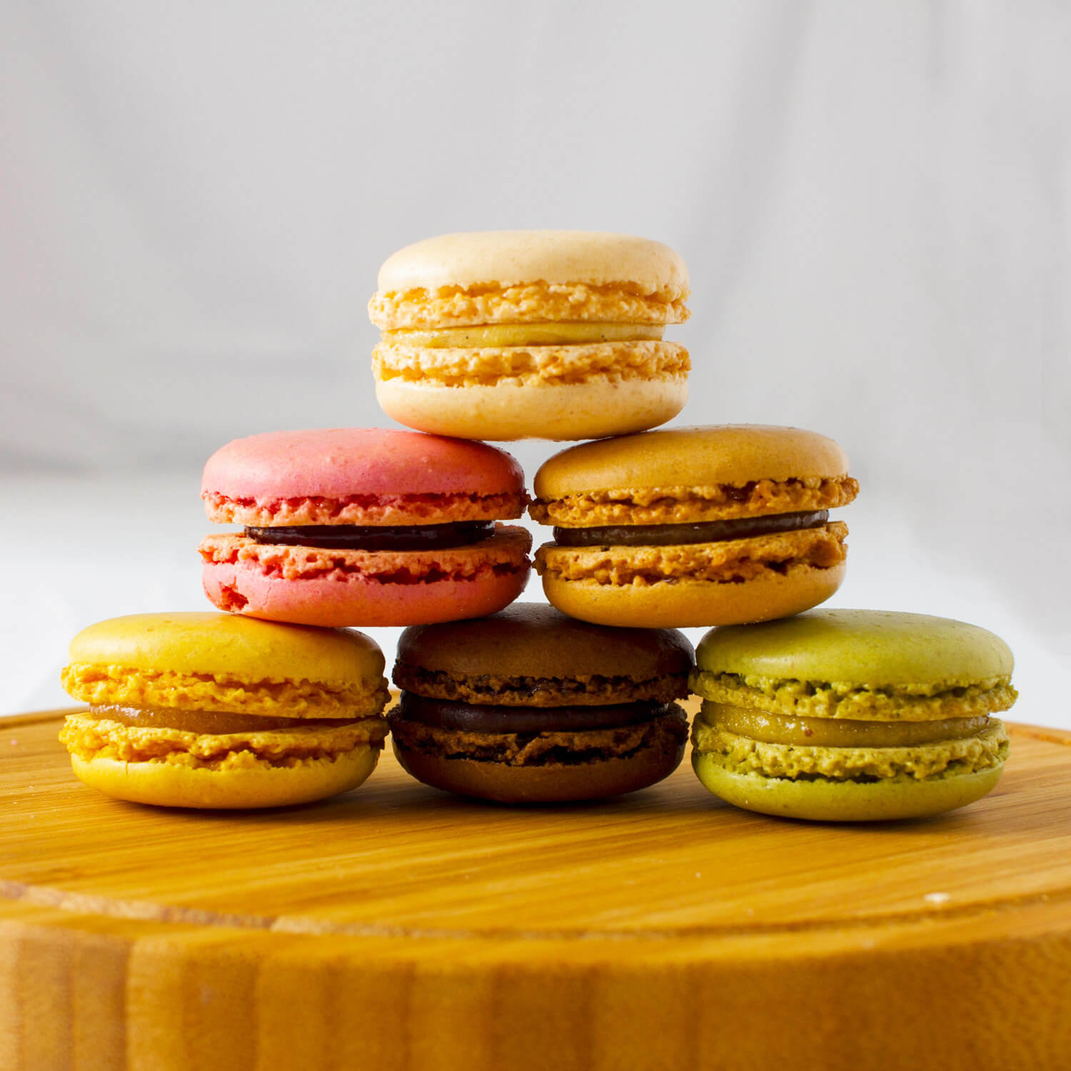 Mini Rainbow Macarons