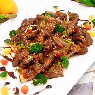 芝麻照燒汁燴牛仔骨 Sesame Teriyaki Beef Short Ribs