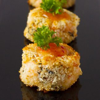 Thai Style Spicy Shrimp Cake with Seaweed